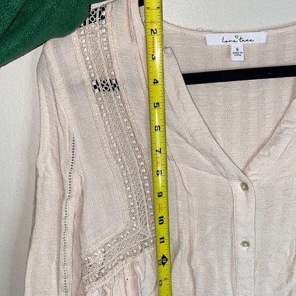 🐚Adorable blush pink 3/4 sleeved top! - Picture 3 of 6